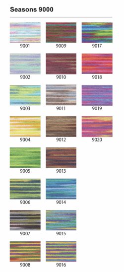 画像4: [4024] ルシアン コスモ刺しゅう糸25番　シーズンズ　8000-9000番