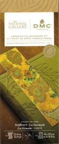 [7560] DMCクロスステッチブックマークキット　VAN GOGH　SUNFLOWERS（ひまわり）