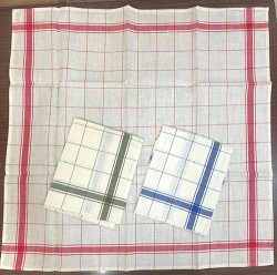 画像1: [10782] LIBECO　キッチンクロス　パルマ　約68cm×68cm