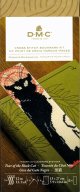 [10796] DMCクロスステッチブックマークキット　「黒猫」