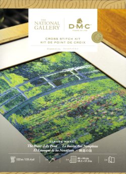画像1: [10810] DMCクロスステッチキット　クロード・モネ「睡蓮」