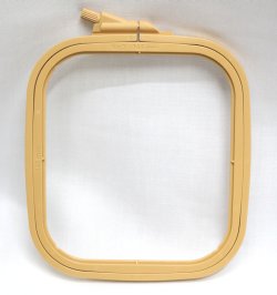 画像1: [9280] Nurge スクエアプラスチック刺しゅう枠　14.5cm×16.5cm