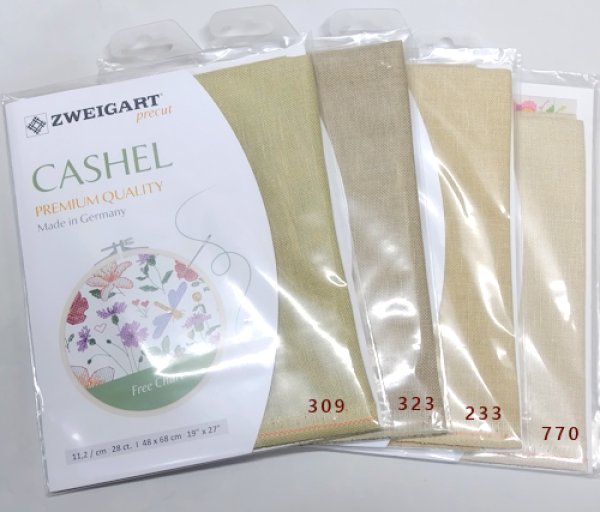 画像4: [10350] ZWEIGART　カシェル　　28ct約11.2目　カット布 (4)