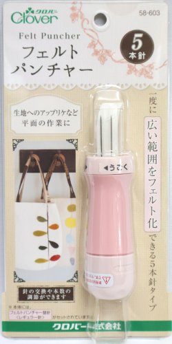 画像1: [10819] クロバー フェルトパンチャー ＜5本針＞