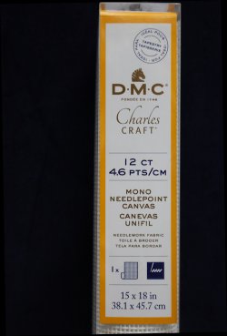 画像3: [10839]  DMCモノキャンバス 12ct 4.6目 col.BLANC　サイズ：38.1×45.7cm 