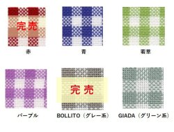 画像1: [6429] Graziano社 綿ギンガム布 20ct 各色