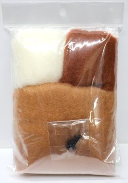 画像2: [10845] ハマナカ　羊毛フェルトキット　もふもふビレッジ　くるりんリス＆にぎやかどんぐり