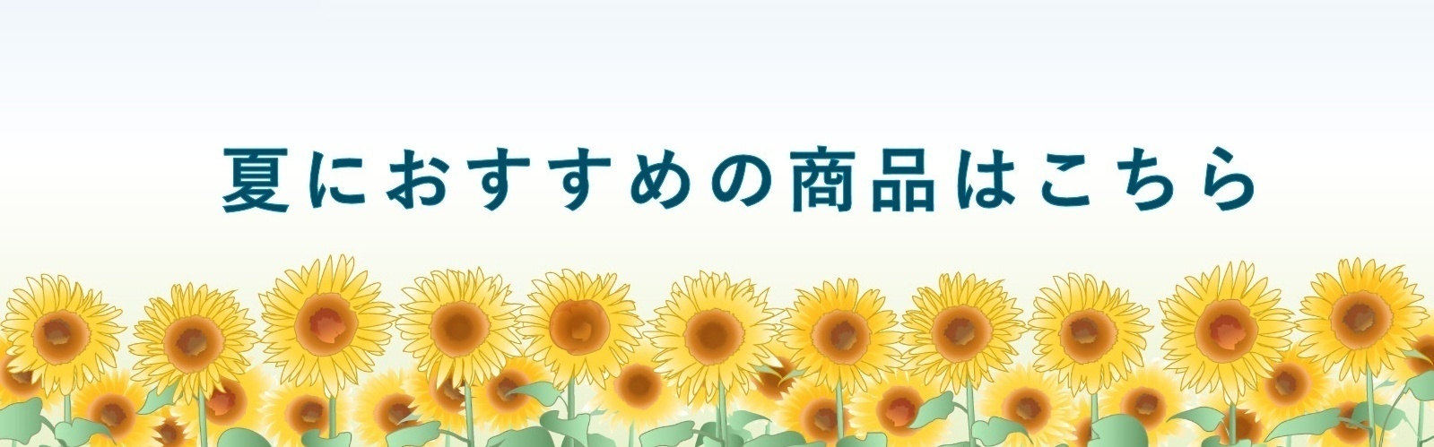 夏におすすめの商品