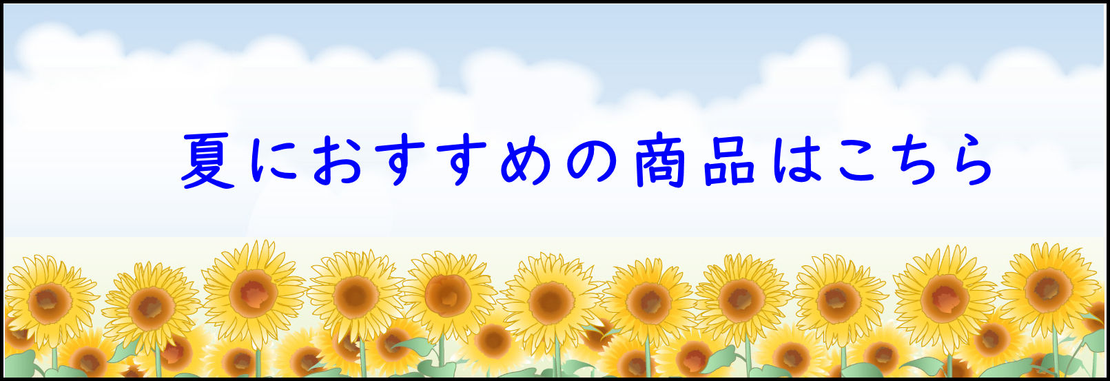 夏のおすすめ