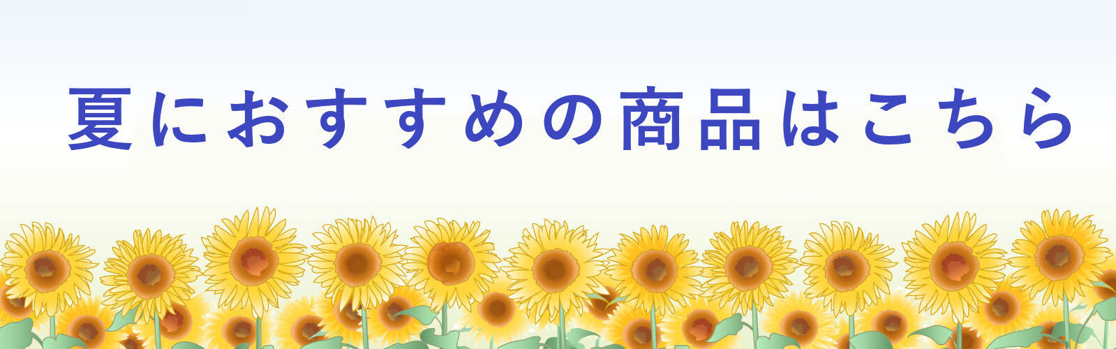 夏におすすめの商品