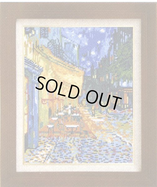 画像2: [5860] オリムパス クロスステッチキット　アートギャラリー　「夜のカフェテラス」ゴッホ作 (2)