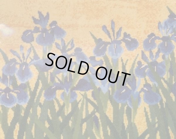 画像1: [5867] オリムパス クロスステッチキット　日本の美名作選　八橋図屏風より　尾形光琳筆 (1)