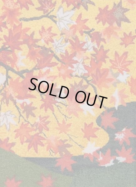 画像1: [5868] オリムパス クロスステッチキット　日本の美名作選　吉野龍田図屏風より　狩野常信筆 (1)