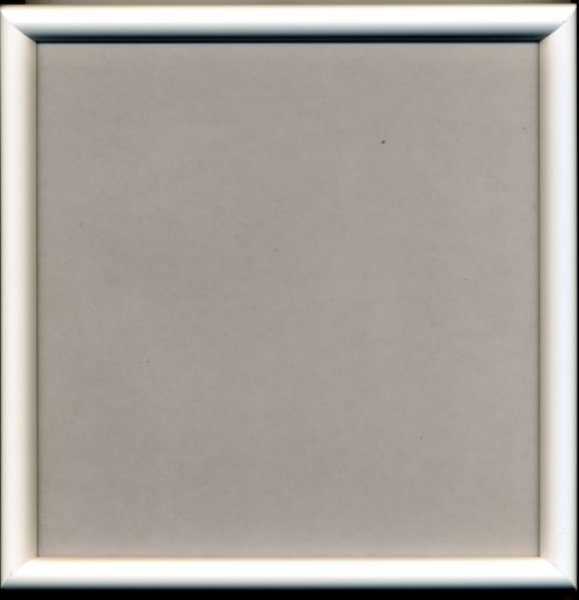 画像1: [1094] かまぼこ額250角　内径約24cm×24cm　白 (1)