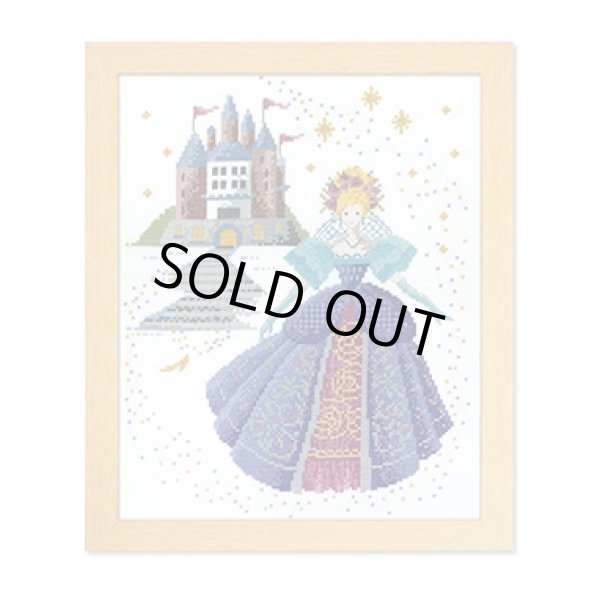 画像1: [8622] オリムパス オノエ・メグミクロスステッチキット　夢見る童話の世界　シンデレラ【※額別売】 (1)