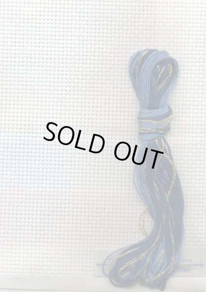 画像2: [8680] オリムパス　クロス・ステッチコースター　マイスタイル　ラピスブルー (2)