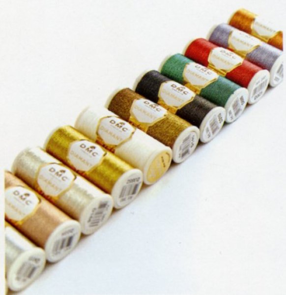 画像3: [4917] DMC ディアマント メタリック刺繍糸 (3)