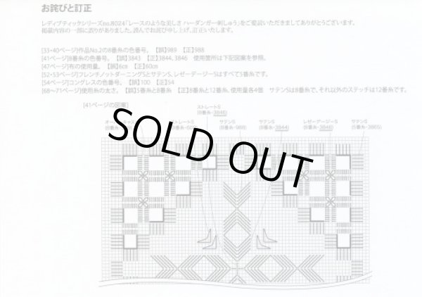 画像2: [8894] レディブティックシリーズ　レースのような美しさ　ハーダンガー刺しゅう　坂本正子著　ブティック社 (2)