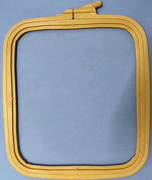 画像1: [9281] Nurge スクエアプラスチック刺しゅう枠　19.5cm×22cm (1)