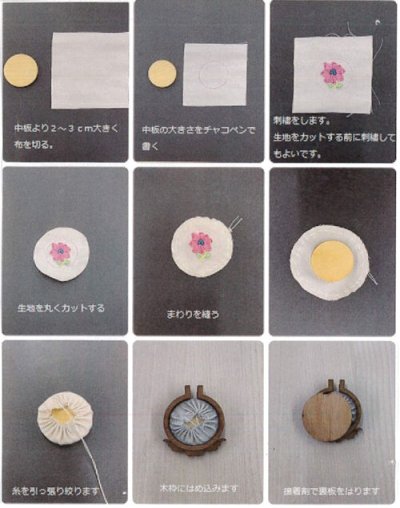 画像1: [9394] プチ刺繍枠　楕円縦　S 