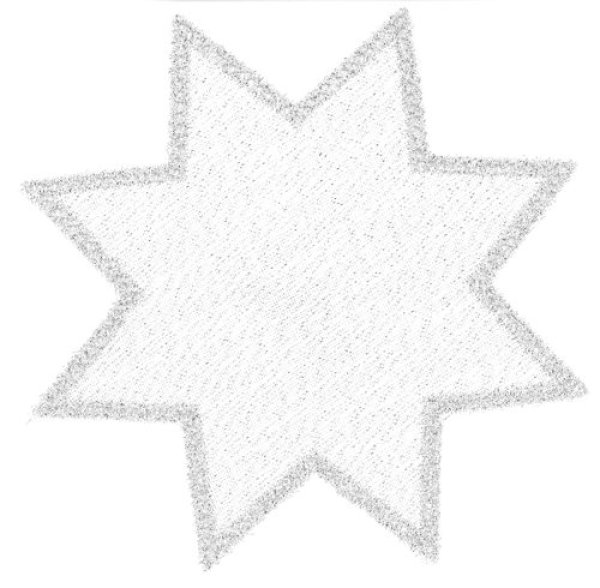 画像2: [9627] Zweigartモチーフ -星 ラメ混- 各色　約20cm (2)