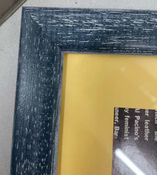 画像3: [9632] オランダ製 木製額 内径22cm×29cm【ブルー系】 (3)