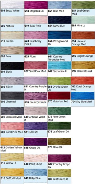 画像3: [6194] リズベスレース糸　Lizbeth　#20  (3)