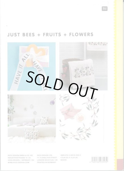 画像2: [9893] RICO No181 JUST BEES+FRUITS+FLOWERS (2)