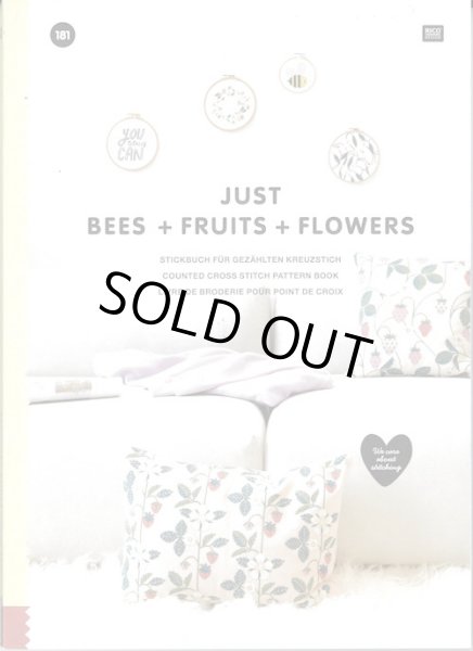 画像1: [9893] RICO No181 JUST BEES+FRUITS+FLOWERS (1)