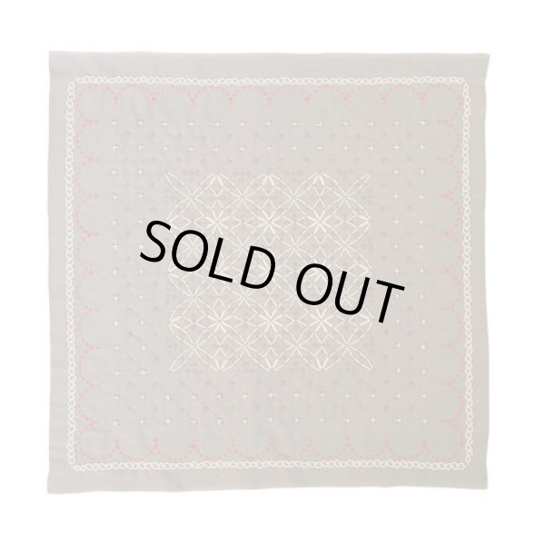 画像2: [9975] オリムパス 刺し子の花ふきん La bouquetiere -キンモクセイ- (2)