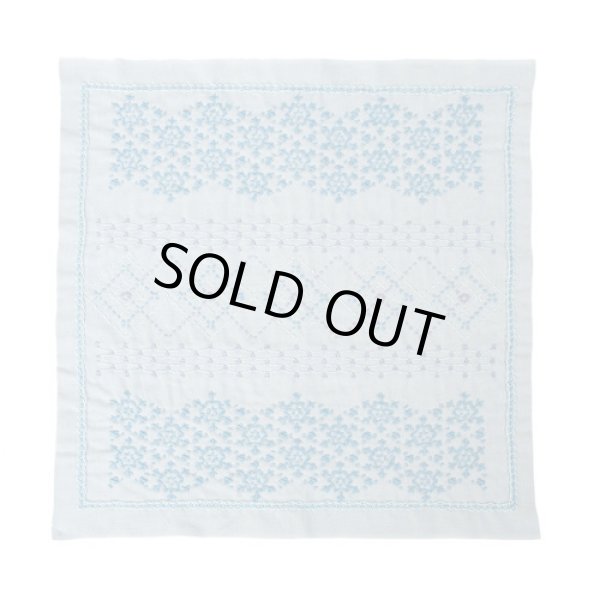 画像2: [9976] オリムパス 刺し子の花ふきん La bouquetiere -スノーフレーク- (2)