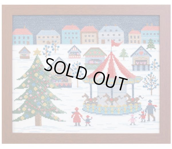 画像1: [10005] オリムパス クロスステッチキット オノエ・メグミ ヨーロッパの風景 四季を巡る旅-ドイツの楽しいクリスマスマーケット- (1)