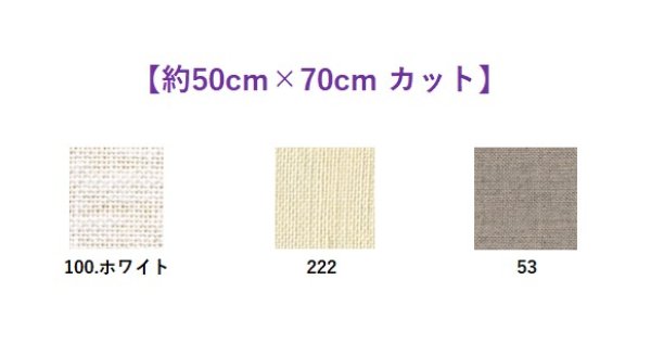 画像1: [9565] Zweigart ニューキャッスル 40ct 各色 【切り出しサイズ：約50cm×約70cm】 (1)