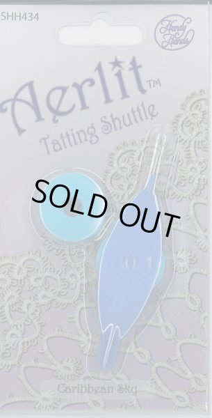 画像1: [10027] Aerlit　Tatting　Shuttle　-CaribbeanSky- (1)