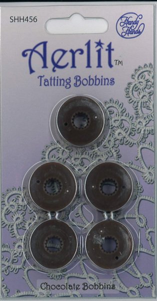 画像1: [10031] Aerlit　Tatting　Bobbins　-Chocolate- (1)