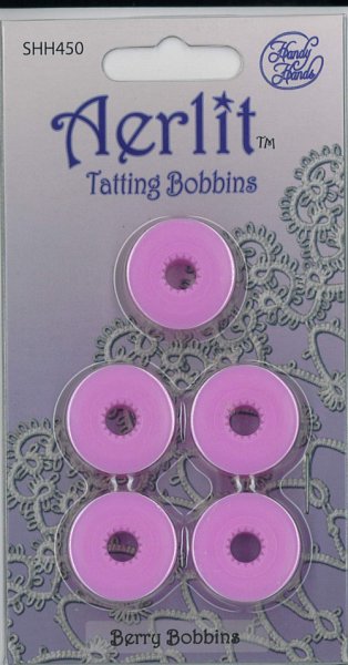 画像1: [10029] Aerlit　Tatting　Bobbins　-Berry- (1)