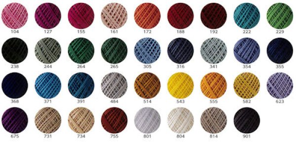 画像2: [10175] オリムパス　エミーグランデ＜カラーズ＞レース糸 (2)