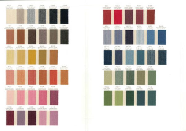 画像2: [10187] DMC エコヴィータ ウールスレッド  色見本帳 (2)