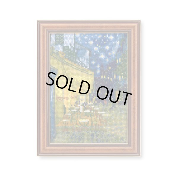 画像3: [10282] オリムパスクロスステッチキット ART GALLERY ミニフレームコレクション -「夜のカフェテラス」ゴッホ作- (3)