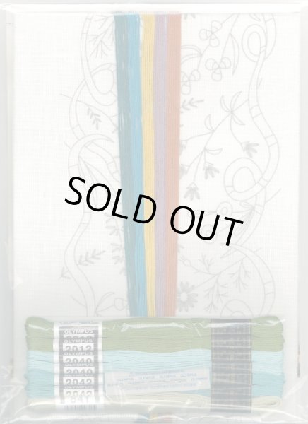 画像3: [10408] オリムパス　マカベアリス　刺しゅうキット　めぐる季節の贈り物　春風のリボン (3)