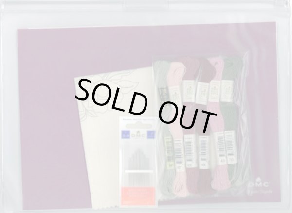 画像2: [10420] DMC 樋口愉美子 刺繍キット ピンク色のブーケ　 (2)