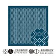 画像1: [10451] オリムパス刺し子 花ふきん  - 吉原つなぎ Yoshiwara Tsunagi- (藍) (1)