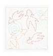 画像4: [10452] オリムパス 刺し子花ふきんキット 納涼きんぎょ（白） (4)