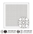画像1: [9258] オリムパス刺し子 花ふきん 一目刺し  -椿の花- (白) (1)