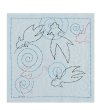 画像4: [10453] オリムパス 刺し子花ふきんキット 納涼きんぎょ（浅葱） (4)