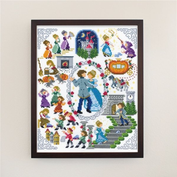 画像2: [10456] オリムパスクロスステッチキット Nostalgic Story Design by Nitka　-シンデレラ- (2)