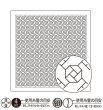 画像1: [9117] オリムパス刺し子 花ふきん 一目刺し -ローズガーデン- (1)