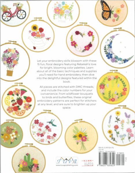 画像2: [10462]Blossoming Embroidery　Rebekah Marshall (2)