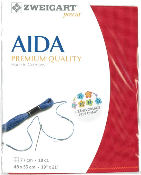 画像1: [10326] ZWEIGART　18ctアイーダ　カット布 (1)