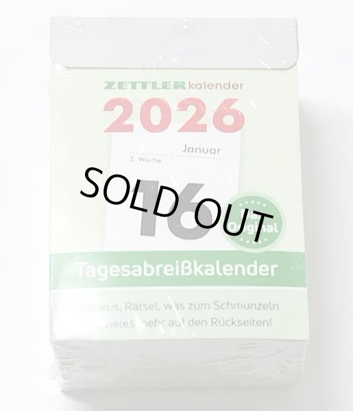 画像1: [10499] ミニ日めくりカレンダー 2026年版  (1)